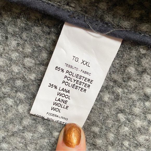 🩶 PLUS TALL WOOL & CO GREY CLASSIC WOOL BLEND WINTER COAT! - Picture 15 of 16